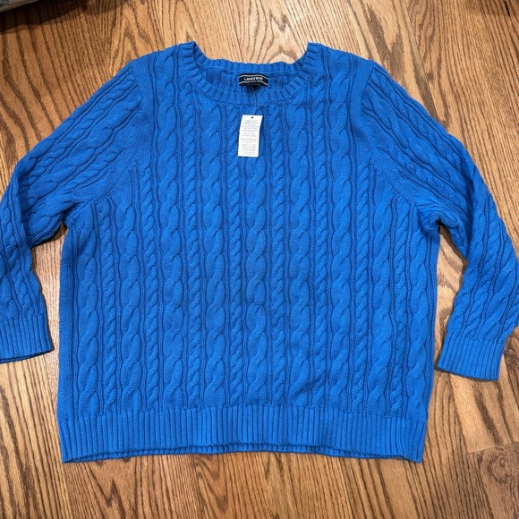 NEW Lands’ End 3x 100% cotton drifter sweater - Picture 2 of 6